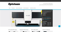 Desktop Screenshot of optoteam.at
